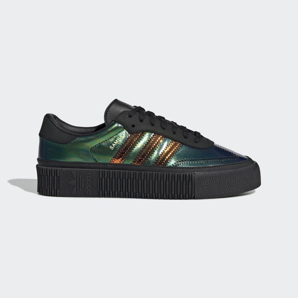 Originals Adidas SAMBAROSE Dama Romania - Negrii/Galbeni EE8736